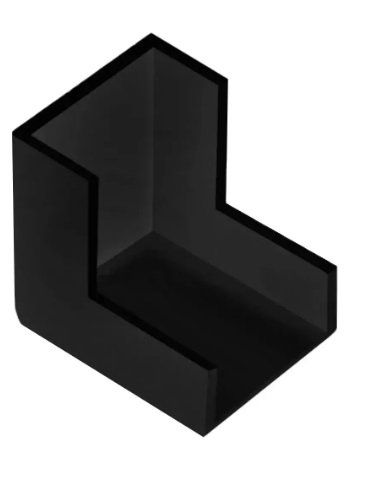 ACCESORIO UNICANAL KALOP 100X50 CODO EXTERNO